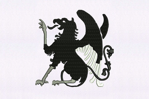 Fantastic Griffin Embroidery Design