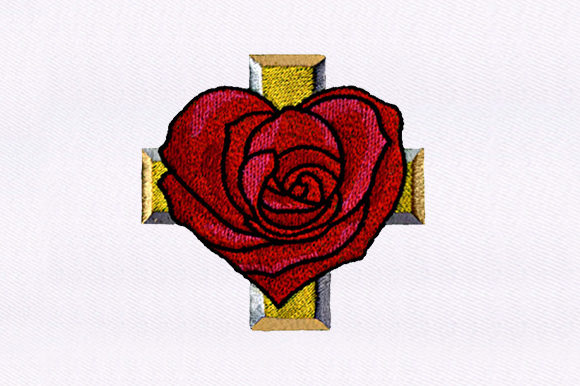 Heart Rose and a Cross Design Review for Holiday Crafts