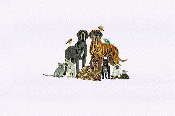 Pets with Cats Dogs: A Holiday Embroidery Review