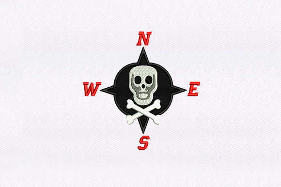 Pirate Compass: A Bold Nautical Motif for Boutique Apparel