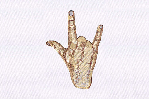 Rock on Hand Sign